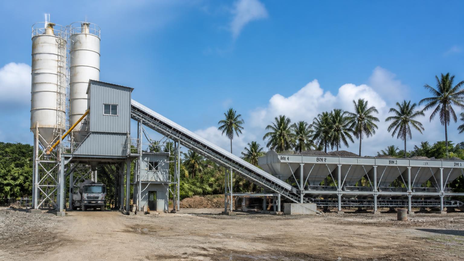 Batching plant beton readymix PT Victory Utama Beton di Kuala Kapuas Kalimantan Tengah